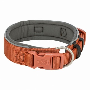 Dog collar Trixie Premium Orange Graphite L 46-55 cm