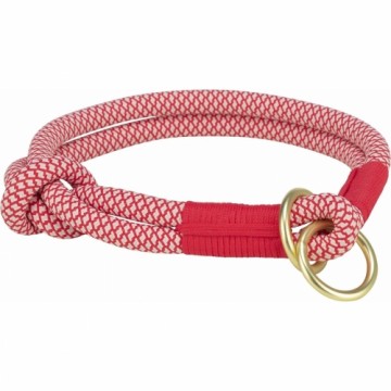 Ошейник для дрессировки собак Trixie Soft Rope Красный Кремовый L 50 cm