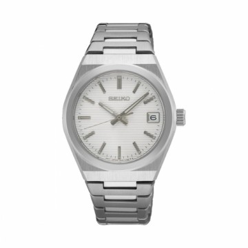 Мужские часы Seiko SUR573P1 Серебристый (Ø 34 mm)