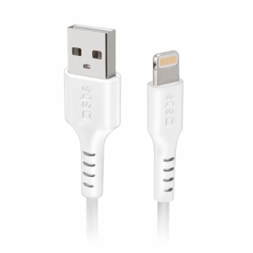 SBS USB - Lightning cable for data and charging White