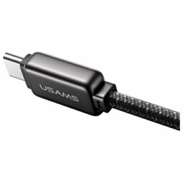 USAMS Kabel USB-C na USB-C 100W 1.2m      Zinc Alloy Fast Charging Data Cable Meteor Series SJ744USB02 (US-SJ744)