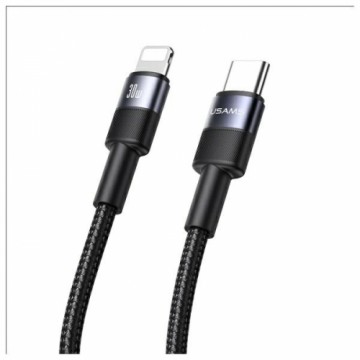 USAMS Kabel USB-C na Lightning 30W 1.2m   Aluminum Alloy Data Cable SY Series SJ729USB01 (US-SJ729)