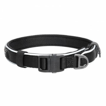 Reflective collar Dogness size M (Black)