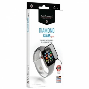 Myscreen Protector MS Diamond Glass Edge 3D 2.5D Apple       Watch Ultra|Ultra 2 49mm srebrny|silver