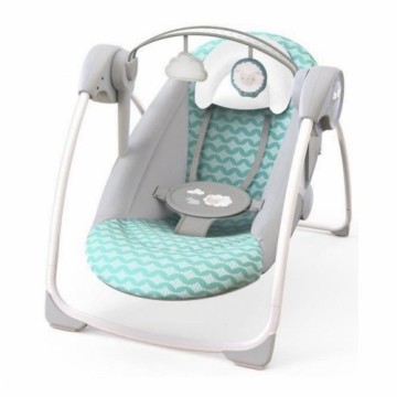 Rocking Chair Ingenuity Easy-Fold Portable Swing - Goji Blue