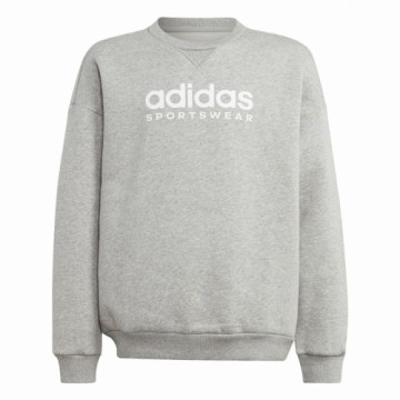 Толстовка без капюшона для девочек Adidas All Szn Crew Серый