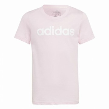 Детский Футболка с коротким рукавом Adidas G Lin T Розовый