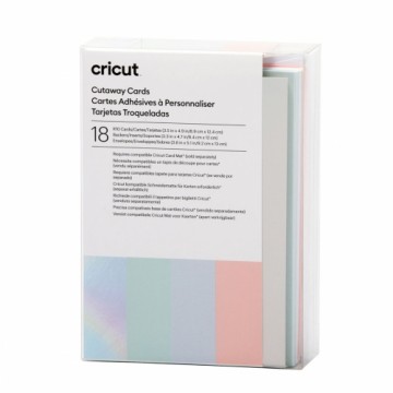 Режущие карты для режущего плоттера Cricut Pastel R10 (18 штук)