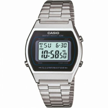 Vīriešu Pulkstenis Casio B640WD-1AVEF Melns Sudrabains