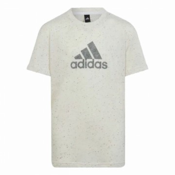 Child's Short Sleeve T-Shirt Adidas Future Icons Winners White