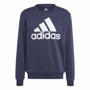 Men’s Sweatshirt without Hood Adidas Bl Fl Swt Blue