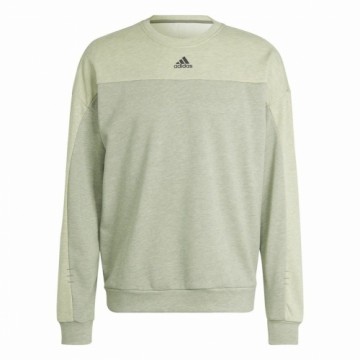 Men’s Sweatshirt without Hood Adidas Mel Crw Beige