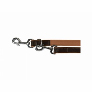 Adjustable dog leash Trixie Brown Light brown S/M 2 m