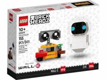 LEGO BRICKHEADZ 40619 Eve & Wall-E