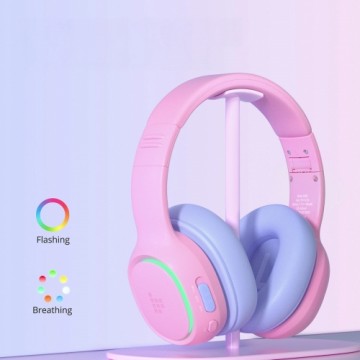 Tronsmart KH03 Wireless Headphones with ANC, for Kids, Safe - Pink