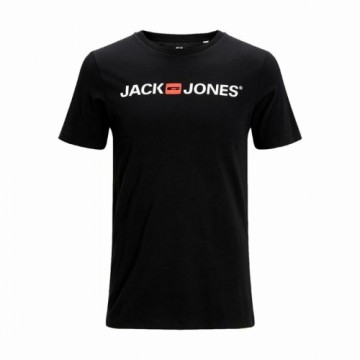 Men’s Short Sleeve T-Shirt JJECORP LOGO TEE SS Jack & Jones 12137126 Black (M) (1 Unit)