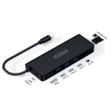 USB-разветвитель Nilox 4k Алюминий HDMI