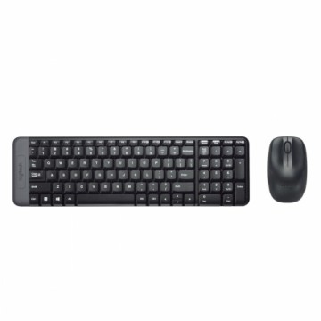 Klaviatūra un Pele Logitech 920-003721 Melns Itāļu QWERTY