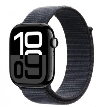 Apple Watch Series 10 Smart Watch 42 mm / GPS / Jet Black Aluminum / Ink Sport Loop