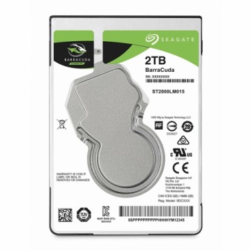 Cietais Disks Seagate Barracuda 2,5" 2 TB 2 TB SSD