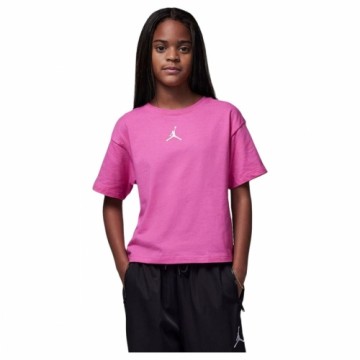 Krekls ar Īsām Piedurknēm Bērniem Nike JDG JORDAN ESSENTIALS 45A770 P5D Rozā