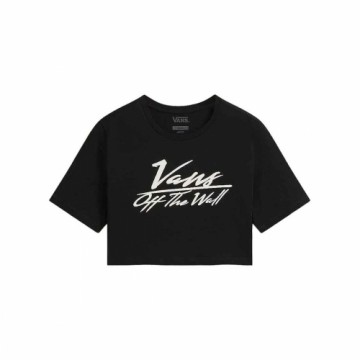 Футболка с коротким рукавом женская Vans GO ANYPLACE CREW CROP II Чёрный