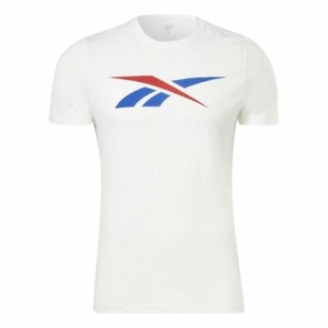 Vīriešu Krekls ar Īsām Piedurknēm Reebok GS VECTOR TEE 100065058 Balts