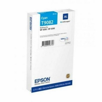 Картридж с оригинальными чернилами Epson T9082 Циановый