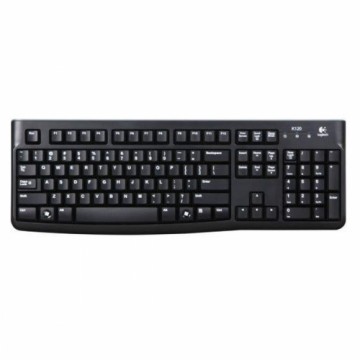 Клавиатура Logitech K 120 Чёрный Испанская Qwerty