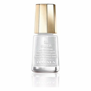 Лак для ногтей Nail Color Cream Mavala 38-silver (5 ml)