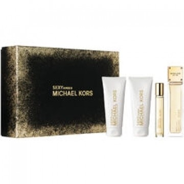 Michael Kors Sexy Amber Dárková sada EDP 100 ml, sprchový gel 100 ml, tělové mléko 100 ml a miniaturka EDP 10 ml