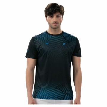 Men’s Short Sleeve T-Shirt Drop Shot Abian Campa Black Padel