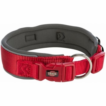 Dog collar Trixie Premium Red Graphite L 46-55 cm