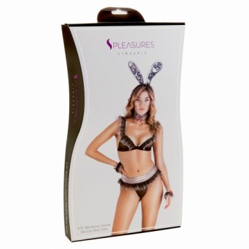 Erotic Costume S Pleasures Black/Silver One size