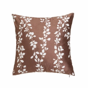 Cushion RISE Brown Printed Velvet 45 x 10 x 45 cm