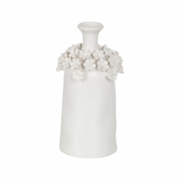 Vase White Ceramic 15 x 15 x 31 cm