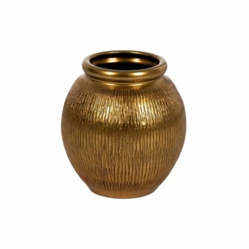 Vase Golden Ceramic 29 x 29 x 30 cm