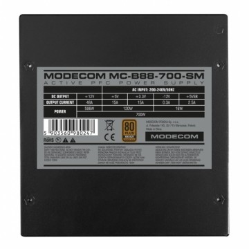 MODECOM Power Supply MC-B88-700-SM 80+ BRONZE 230V EU 700W