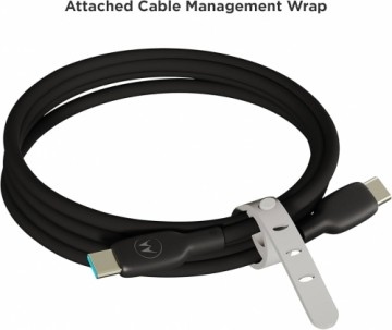 Motorola Silicone Cable C-C 5A 2m, Black