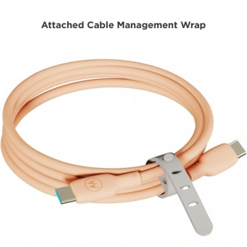 Motorola Silicone Cable C-C 5A 2m, Peach Fuzz