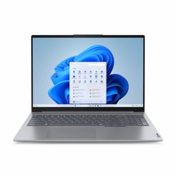 Lenovo ThinkBook 16 Intel Core Ultra 5 125U Laptop 40.6 cm (16") WUXGA 8 GB LPDDR5-SDRAM 512 GB SSD Wi-Fi 6E (802.11ax) Windows 11 Pro Grey