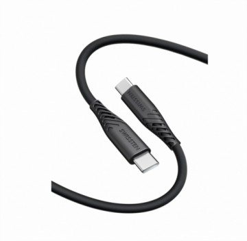 Swissten Soft Silicone USB-C - USB-C 60W Kabelis 0.4m