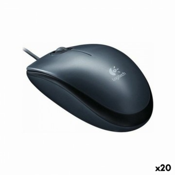 Pele Logitech M90 Melns Pelēks (20 gb.)