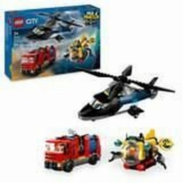 LEGO City Helikoptera, ugunsdzēsēju auto un zemūdenes komplekts 60462