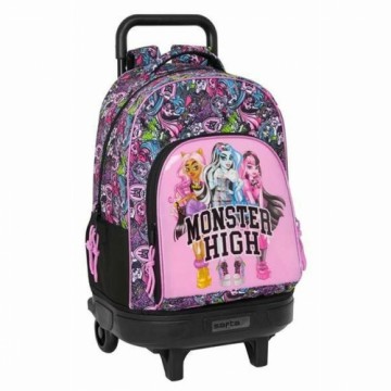 Skolas soma Monster High Drama Daudzkrāsains 33 x 45 x 22 cm