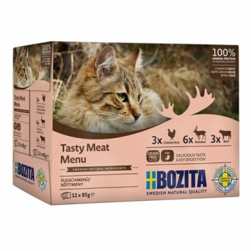 Kaķu barība Bozita Tasty meat menu 12 x 85 g