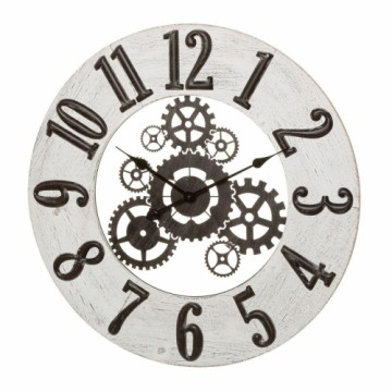 Wall Clock Multicolour Metal MDF Wood 68 x 3,5 x 68 cm