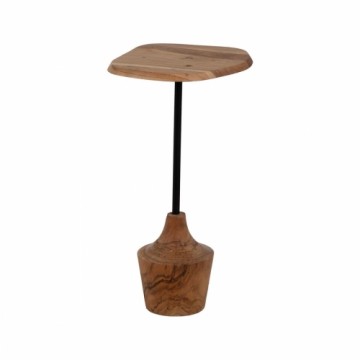 Side table Black Natural 35 x 35 x 65 cm