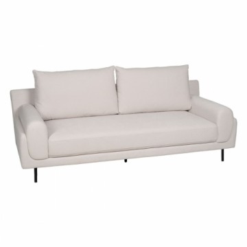 Sofa Cream 216 x 86 x 90 cm