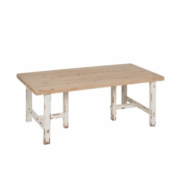 Dining Table White Natural Fir wood 120 x 60 x 48 cm